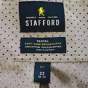 Stanford big and tall Long sleeve 22 neck 38-39 arm